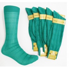 Emerald Green textured rayon formal dress socks by Origins size 8-12
